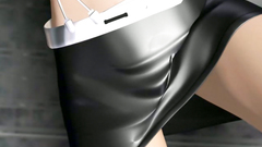 Tentacles are penetrating tiny holes of a gorgoeus 3d beauty