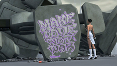 Sexy 3d girl knows how to handle a kinky robot