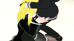 Deepthroat blowjob for a horny dude who fucks with his amazing cute anime babe