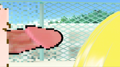 Deepthroat blowjob for a horny dude who fucks with his amazing cute anime babe