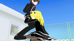 Deepthroat blowjob for a horny dude who fucks with his amazing cute anime babe