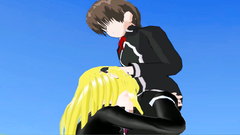 Deepthroat blowjob for a horny dude who fucks with his amazing cute anime babe