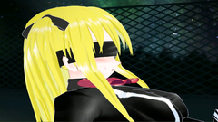 Facial for a blondy with huge boobs  in hot BDSM porn