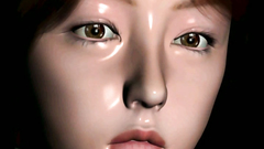 Kinky dinosaur fucks young brunette with a tight twat and big boobs