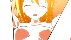 Anime porn with a young blonde hottie giving a deepthroat blowjob