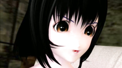 Blonde and brunette Futa angels are stading against a huge dick in anime porn