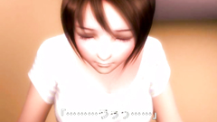 Cute 3d girl with big breasts is fimled fucking with her boyfriend