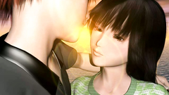 Stunning Asian hottie in sexy lingerie fucks with her horny lover