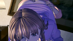 Watch how an anime male licks pussy of a hottie before fucking it hard