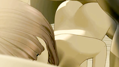 Doggy style for a hot 3d beauty with stunning body