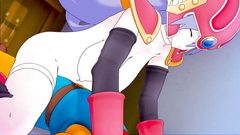 Amazing anime babe is bouncing on a cock of her horny sex partner