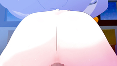 Amazing anime babe is bouncing on a cock of her horny sex partner