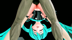 Amazing hentai babe spreads her legs before kinky and ugly fuckers