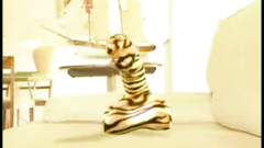 Sleeping blonde beauty wakes up to get fucked by weird creatures