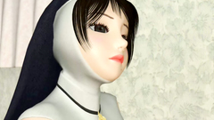 Watch hot 3d porn with a sexy and busty nun playing with her clit