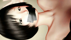 Submissive 3D Asian babe is roughly fucked in her tiny asshole