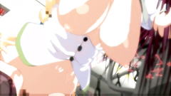 Watch how this amazing hentai hottie spreads her long legs in sexy stockings