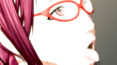 Watch how this amazing hentai hottie spreads her long legs in sexy stockings