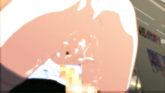 Watch how this amazing hentai hottie spreads her long legs in sexy stockings