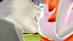 Some kissing and tender fucking in hot 3d movie with weird creatures