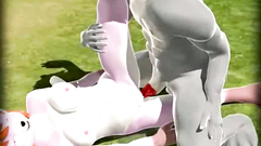 Outdoor fucking on cute and kinky Furry creatures