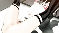 Stunning blonde anime babe is getting fucked in the hot anime video