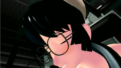 BDSM play with a hot brunette sexy glasses who likes hardcore