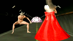 Sex game with amazing hottie in glasses. Watch her sex struggle against a horny dude