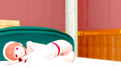 Skinny ass of a horny anime school girl looks hot and great to fuck