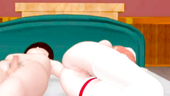 School girl in sexy stockings is fucking with her kinky class mate