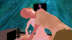 Watch how a weird creature sucks on the nipples of a gorgeus beauty