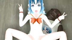 Imprisoned 3d beauty is fucked by two kinky ogres