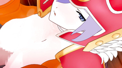 Lovely anime mame is poked in her shaved cunt and tight anal hole