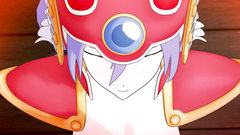 Lovely anime mame is poked in her shaved cunt and tight anal hole