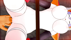 Henati beauty is deeply analyzed by a horny dudes in DP movie