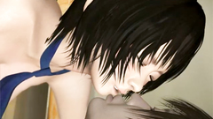 Young Asian pussy gets pounded by her hung partner in doggy style