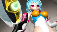 Amazing 3d girl in fucked by many tentacles who love young school girls' cunts