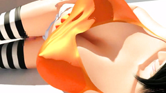 These boobs are really big! Watch hot 3d fornation with a stunning brunette