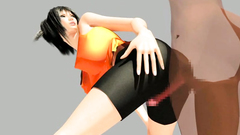 These boobs are really big! Watch hot 3d fornation with a stunning brunette