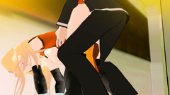 Busty hentai babe is roughly banged by a kinky dude