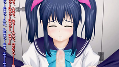 Great hentai porn with gorgeous school girl learning how to blow a dick