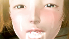 Hottie is fucked by her boyfriend and gets cumshot on her 3d body