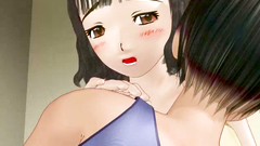 Young 3d beauty is fucking in doggy style with a seductive male