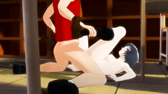 Sex in various positions with an amazing 3d hottie