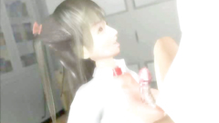 Blowjob by a gorgeous 3d beauty who likes sucking on many dick