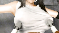 Busty brunette used hard in hot 3D BDSM porn