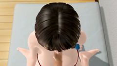 Blowjob by a hot busty 3d girl with amazing body