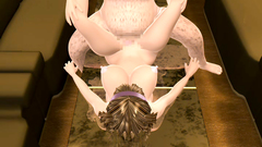 3d sex action with yummy and naughty babe fucking with her dude