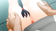 Amazing school girl with big tits is deeply fucked by a horny dude