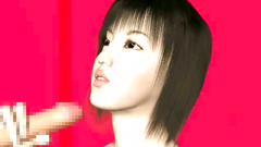 Double penetration porn with a gorgeous brunette on her knees